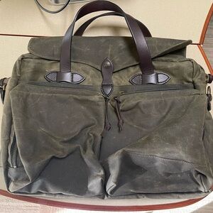 Filson 24 Hour Tin Briefcase - Otter Green